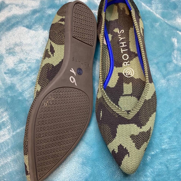 OLIVE CAMO POINT ROTHY - Picture 2 of 4